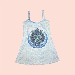 Vintage Sun & Moon Mini Dress